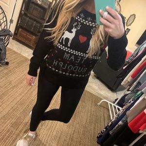 Team Rudolph Ugly Christmas Sweater